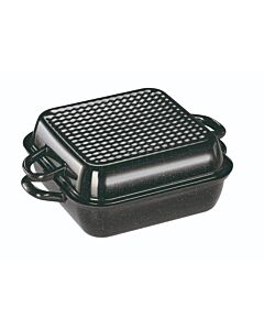 Riess frying pan with lid 26x26cm black 0110-022