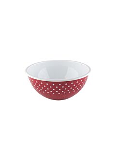 Riess fruit and salad bowl (Various) - Dots Red