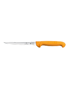 SWIBO Fish knife with scaler, flexible, 16cm 5.8448.16